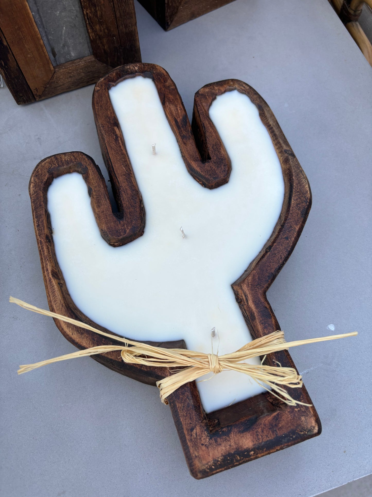 Saguaro Bowl Candle - Brown